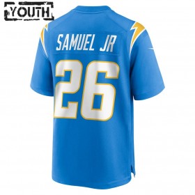 Kinder Los Angeles Chargers Trikot Asante Samuel Jr. 26 Nike Blau 2021 NFL Draft